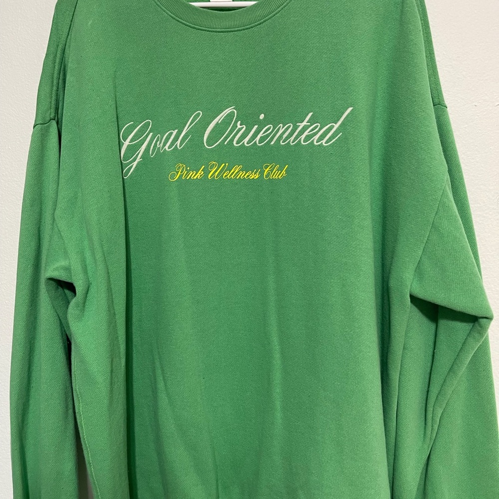 Victoria's Secret Green Sweatshirt